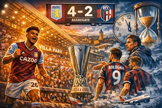 Aston Villa Holds Firm Advantage Before Bologna Return at Villa Park